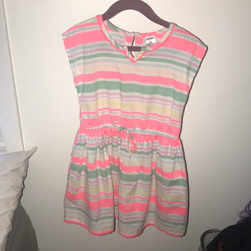 Girls cotton casual summer dress 5t